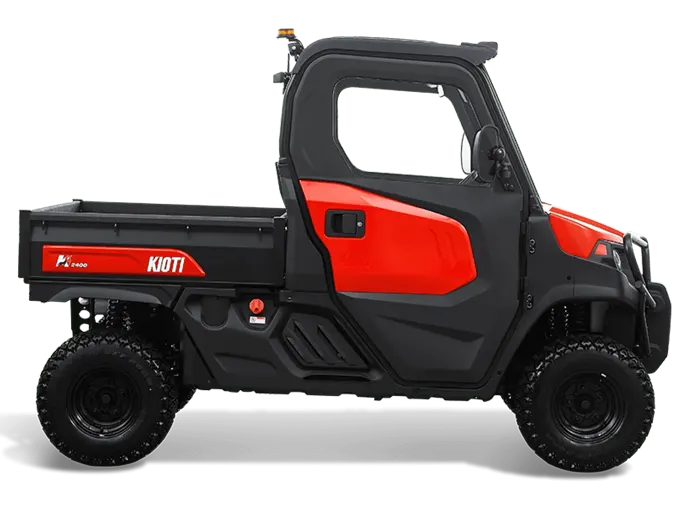 Kioti K9 2410 UTV studio shot, side profile