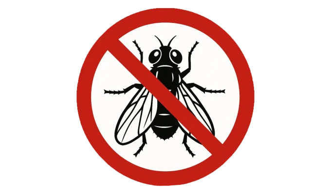 No flies graphic image