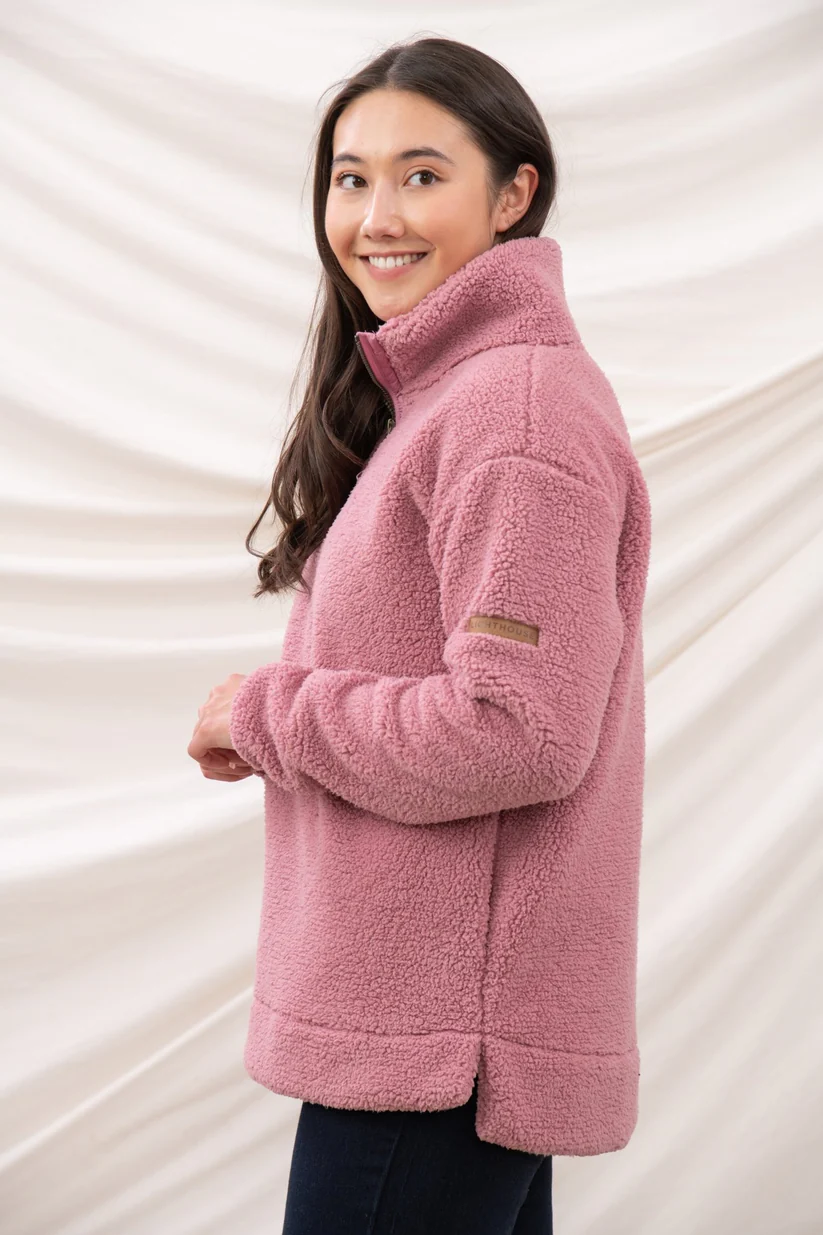 Lighthouse Coast Fleece - Wild Rose - Image 5