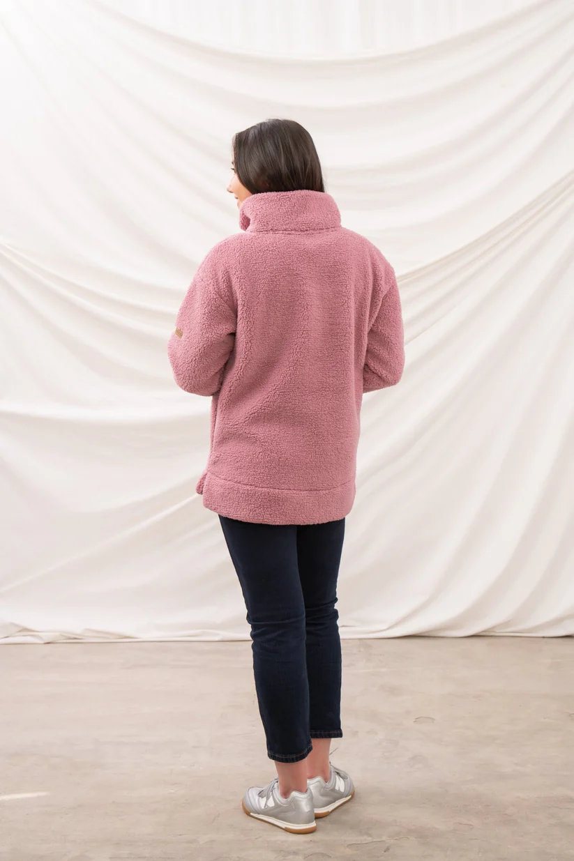 Lighthouse Coast Fleece - Wild Rose - Image 9