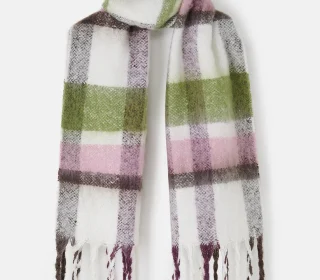 Lighthouse Scarf - Sea Kelp Rose Cocoa