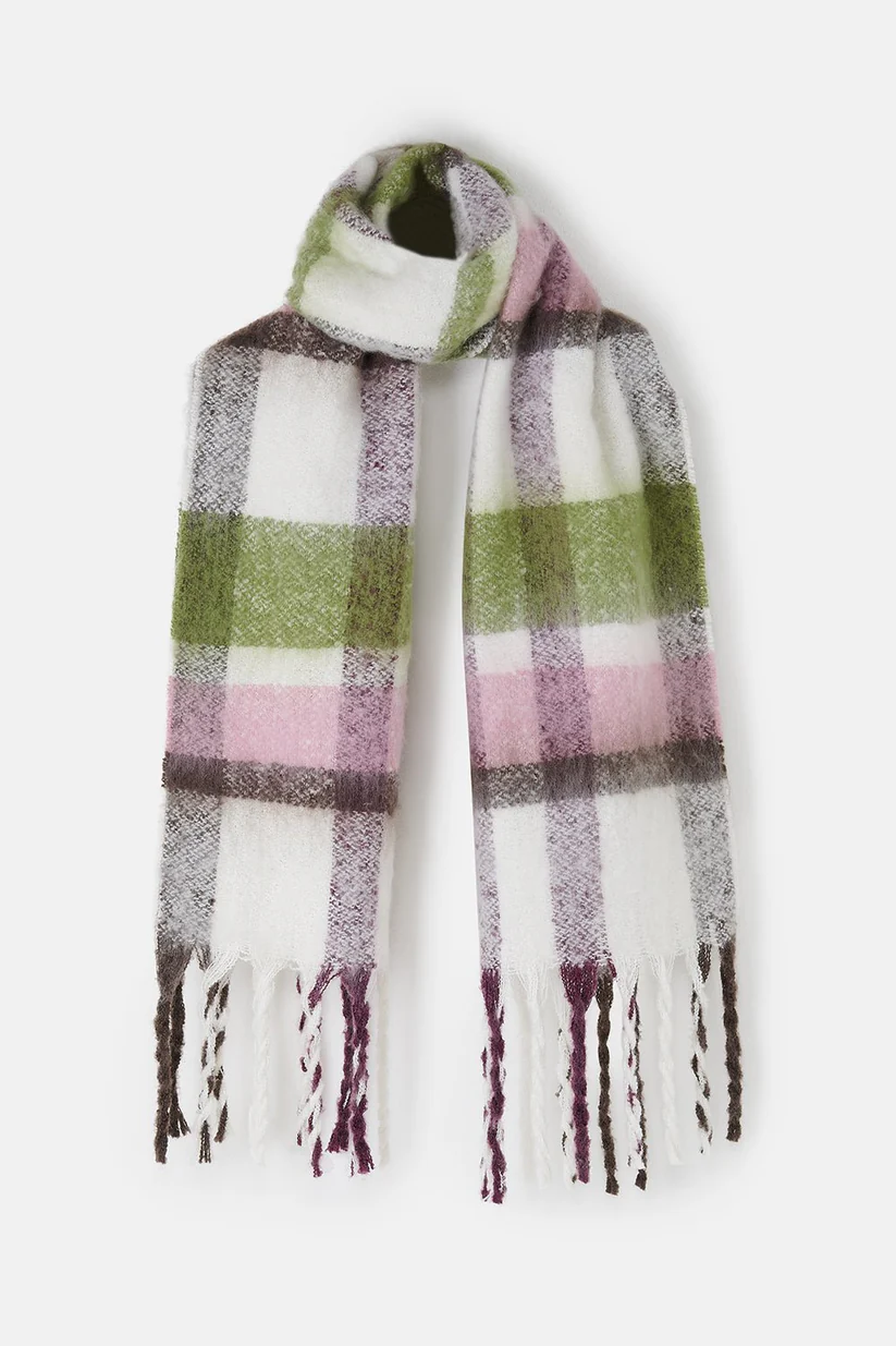 Lighthouse Scarf - Sea Kelp Rose Cocoa