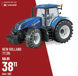 Bruder New Holland toy tractor