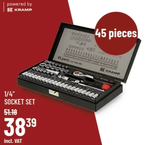 1/4" socket set