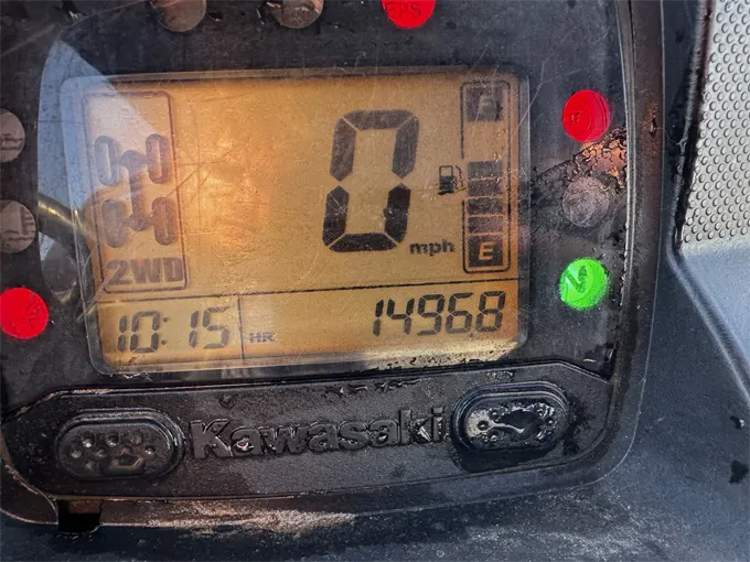 Kawasaki Mule Pro-DXT hour clock