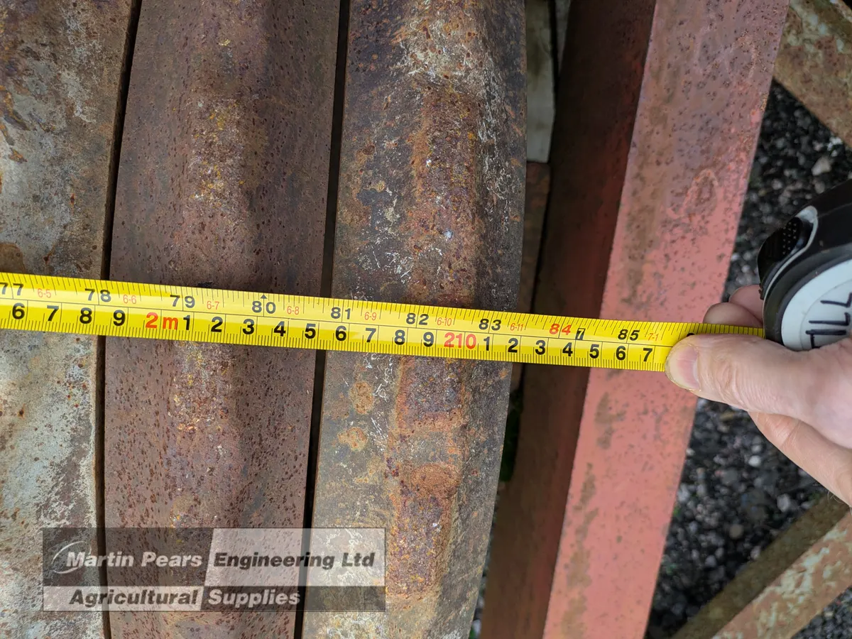 Tape measure displaying Cambridge Roller working width