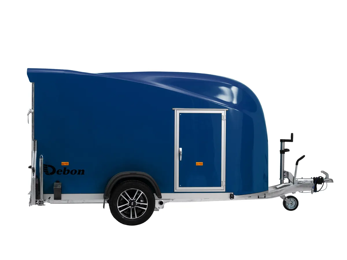 Debon Cargo XL Box Trailer in blue