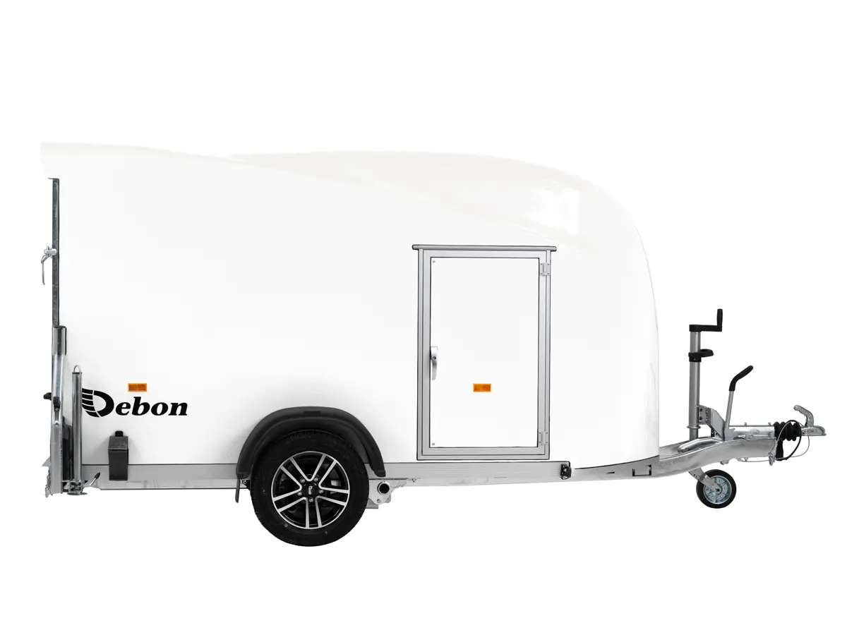Debon Cargo XL Box Trailer in white