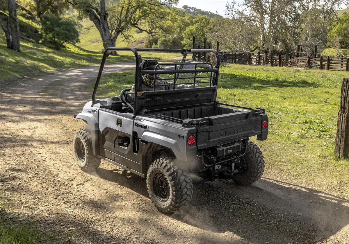 Kawasaki Mule Pro MX going up a track