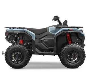 CFMOTO CFORCE C5 in Gedanite Grey, studio shot with white background
