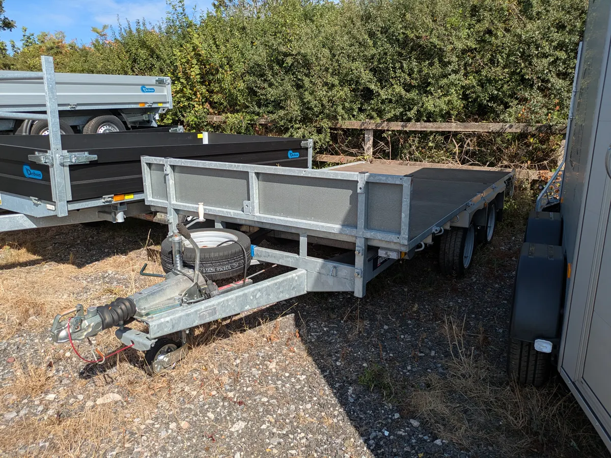 Indespension 12' flat bed trailer