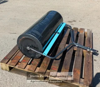 Lawn tractor roller on a pallet