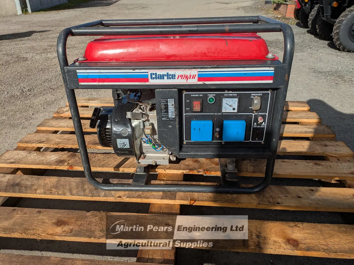 Clarke FG3000 2.8kVA Portable Petrol Powered Generator