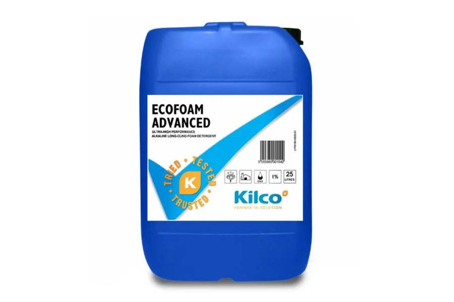 Kilco EcoFoam Advanced foam detergent in 25 litre container