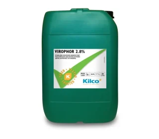 Virophor 2.8% disinfectant in 25 litre container
