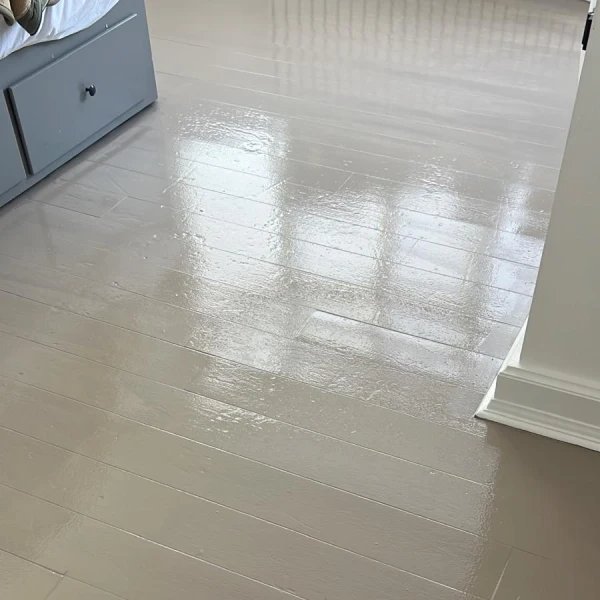 Stone bathtub with natural light