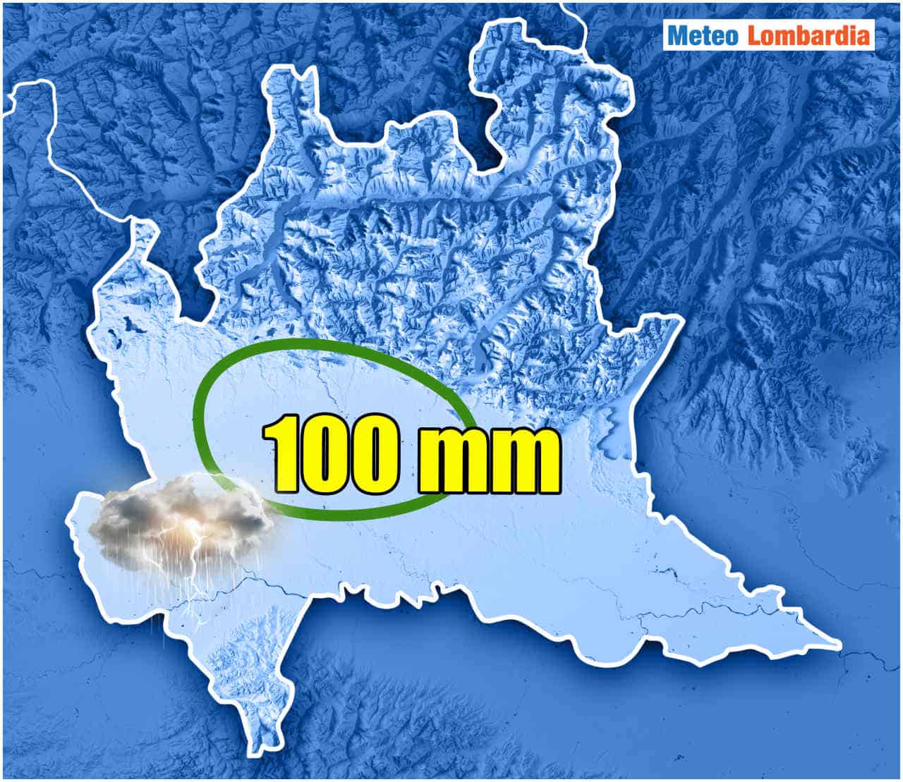 nubifragi in lombardia - Lombardia terra di nubifragi: eccesso di pioggia in varie località della regione