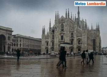 nubifragio su milano 350x250 - Meteo Milano, un giorno di normale Inverno