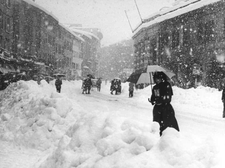 neve85 150120 - La grande neve del febbraio 1985 in Lombardia. Foto di Milano
