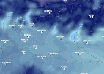 temperature minime lommbardia 350x250 - METEO DIDATTICA: Quando nevica BENE in LOMBARDIA. Le condizioni