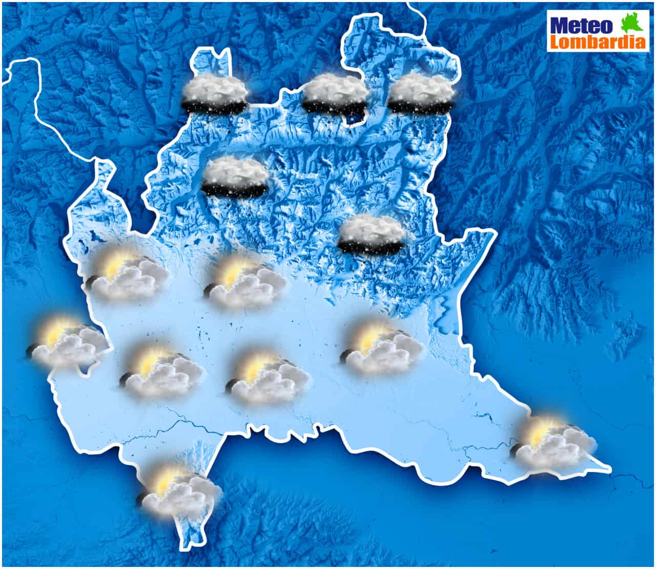 meteo lombardia weekend 8456 - Meteo Lombardia: neve su Alpi, poi uno sguardo al ciclone mediterraneo