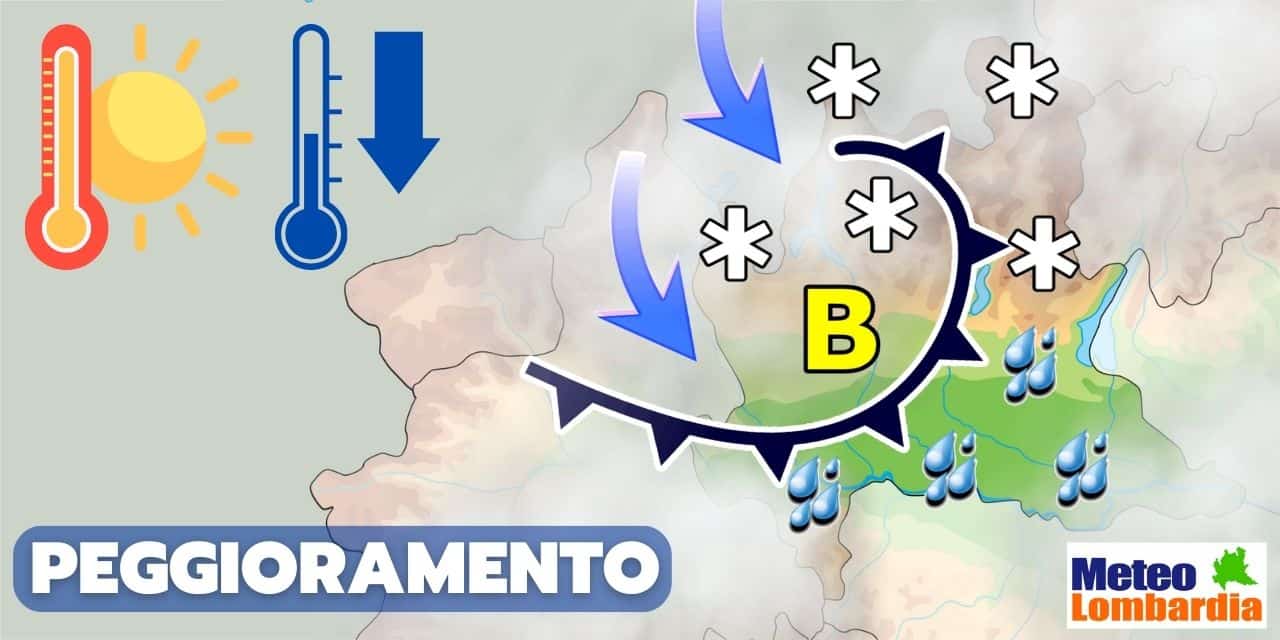 lombardia previsioni meteo peggioramento 327 - Meteo Lombardia: c'è una data per il ritorno di Pioggia e Neve! Ecco quale