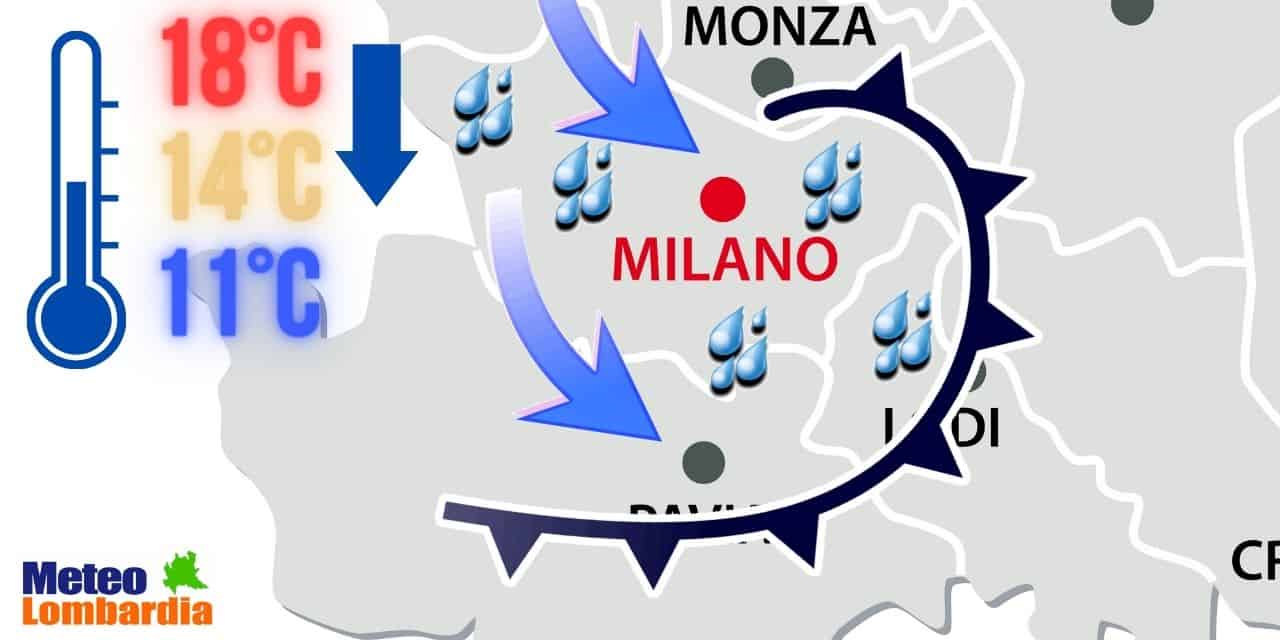 meteo milano lombardia previsioni meteo peggioramento 327  - Meteo Milano e area metropolitana: una settimana dai mille volti. Calo temperatura, rischio piogge