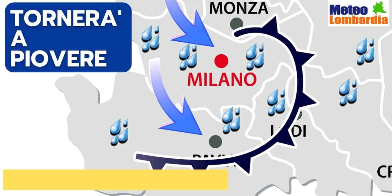 meteo milano lombardia previsioni meteo torna la pioggia 563 - Meteo Milano area metropolitana: ci sono novità, vediamo ritorna la pioggia