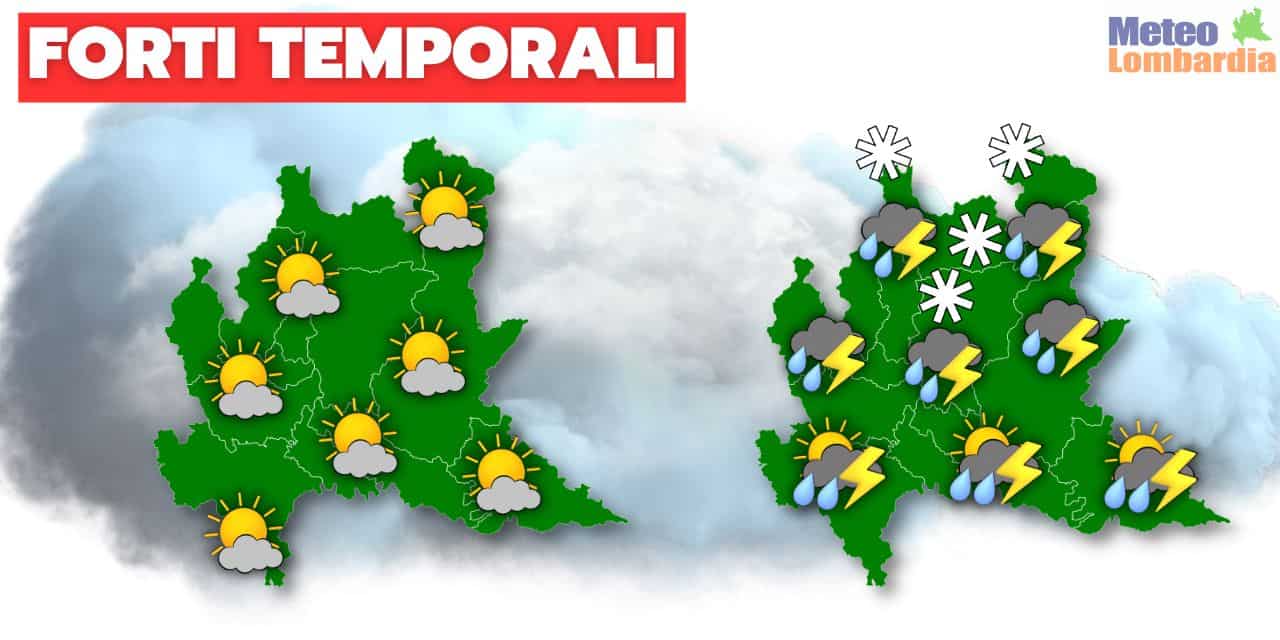 meteo lombardia verso peggioramento - Previsione meteo Como: pioggia oggi, poi schiarite in arrivo