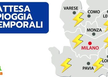 meteo milano con pioggia e temporali 350x250 - Meteo Milano: c'è una grossa novità nelle previsioni della settimana, ecco quale