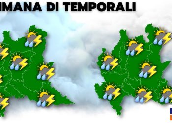meteo lombardia una settimana con temporali 350x250 - Meteo Milano: sembrerà Autunno! Piogge a ripetizione