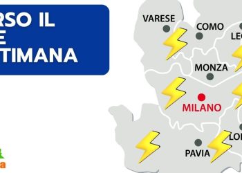 meteo milano con pioggia e temporali verso fine settimana 350x250 - Meteo Milano: un weekend dalle due facce, ecco i dettagli