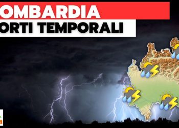 meteo lombardia verso forti temporali 350x250 - Meteo Lombardia: altri forti temporali improvvisi, grandine. Poi cambia tutto