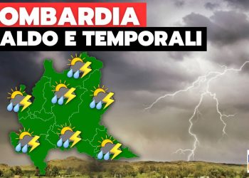 meteo lombardia caldo diffuso e temporali in settimana 350x250 - Meteo Lombardia: tornano le piogge. Siccità finita? Non proprio...