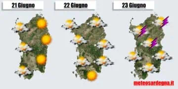 meteo sardegna 20 06 2024 01 360x180 - Meteo Sardegna, giovedì 40 gradi. Riinfrescherà, poi caldo violento