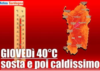 meteo sardegna caldo intenso   19 bggy 350x250 - Meteo Sardegna, venerdì e sabato crollo temperatura. Domenica Temporali