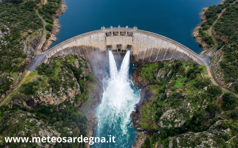 dighe aperte in sardegna 14 - Sardegna, gli invasi traboccano e le dighe aprono le paratie