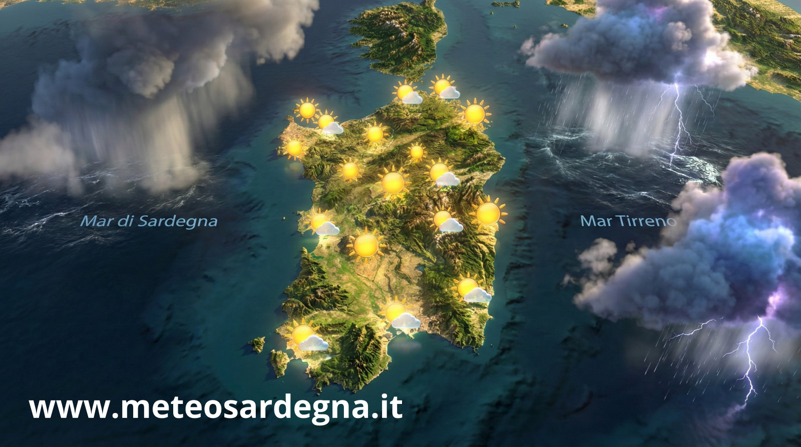 Sardegna, la durata del bel tempo ed il suo picco. Marzo peggioramento meteo sardegna alta pressione africana prima di un cambiamento 24 - Sardegna, la durata del bel tempo ed il suo picco. Marzo peggioramento