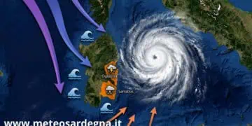 Area ciclonica influenza il meteo della Sardegna. Inizio settimana ventoso e freddo. Poi cambiamento ondata di maltempo in sardegna la situazione 14 360x180 - Area ciclonica influenza il meteo della Sardegna. Inizio settimana ventoso e freddo. Poi cambiamento