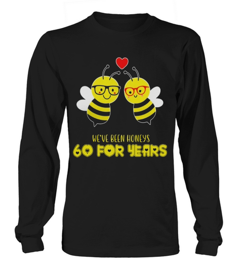Cute Gift For 60th Wedding Anniversary. Couple Shirt. Long sleeved Unisex