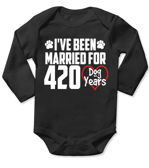 60th Wedding Anniversary Gift For Dog lover. Couple Shirt. Long Sleeve Baby One-Piece