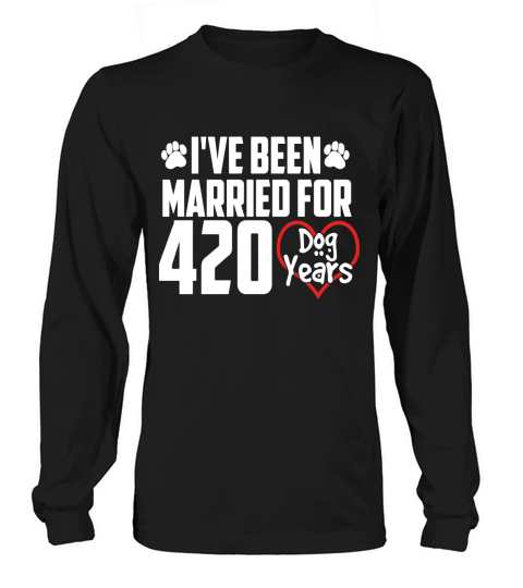 60th Wedding Anniversary Gift For Dog lover. Couple Shirt. Long sleeved Unisex