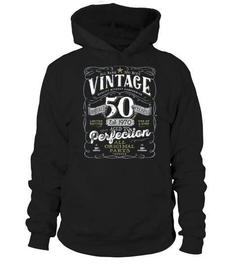 Vintage 50th Birthday Hoodie Unisex