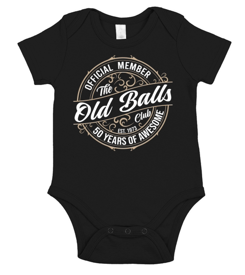 50 Years Awesome 50th Birthday Short Sleeve Baby One-Piece