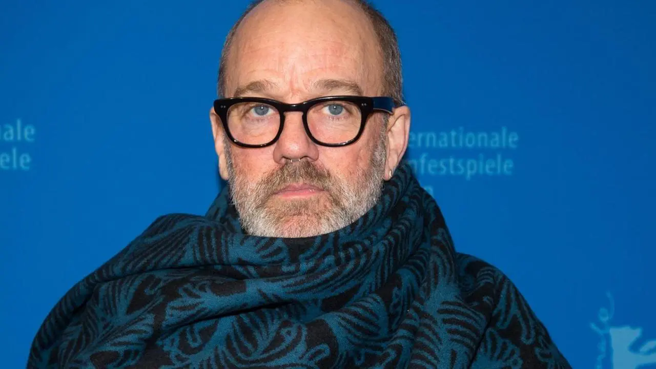 Michael Stipe performs ‘Driver 8,’ critiques Trump at Georgia rally