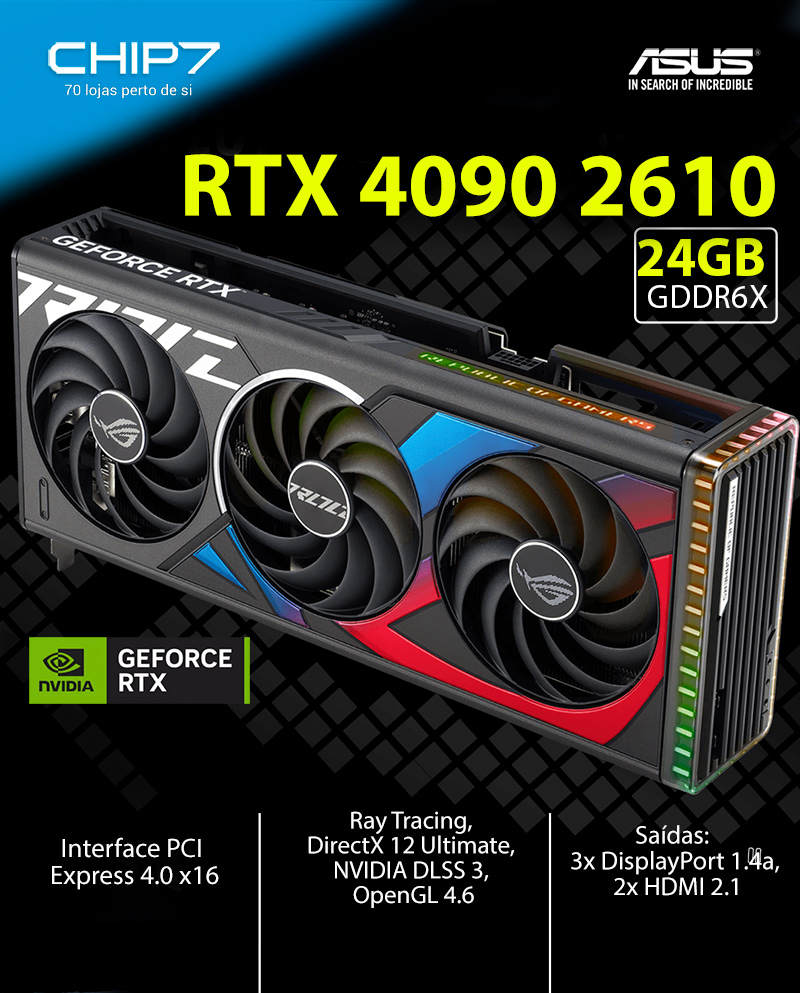  ASUS ROG Strix GeForce RTX® 4090 Gaming Graphics Card (PCIe  4.0, 24GB GDDR6X, HDMI 2.1a, DisplayPort 1.4a) : Electronics
