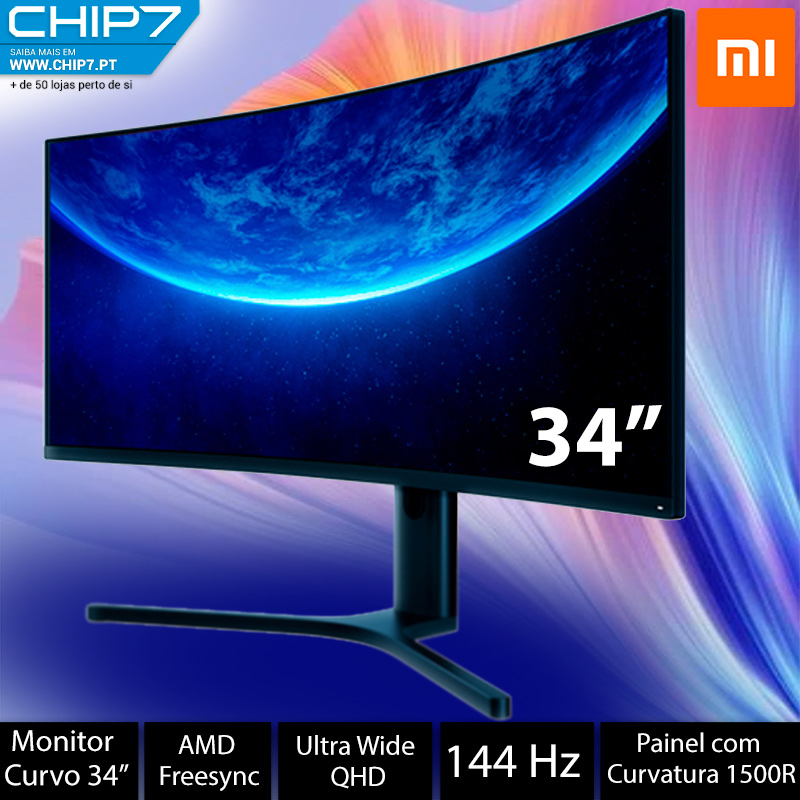 Monitor Curvo de 34” XIAOMI