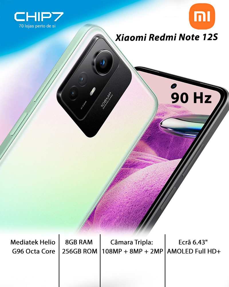 Xiaomi Note 12S 8GB RAM 256GB ROM Em Oferta Na !