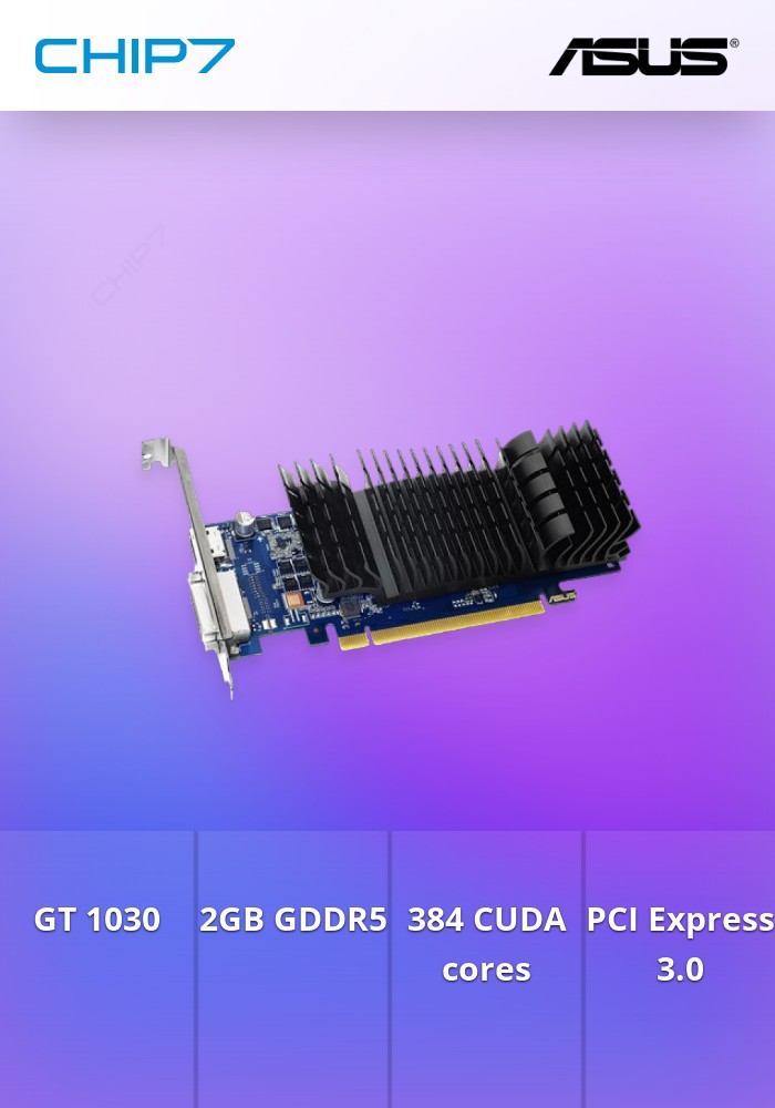 Placa Gráfica Asus GeForce GT 1030 SL 2GB