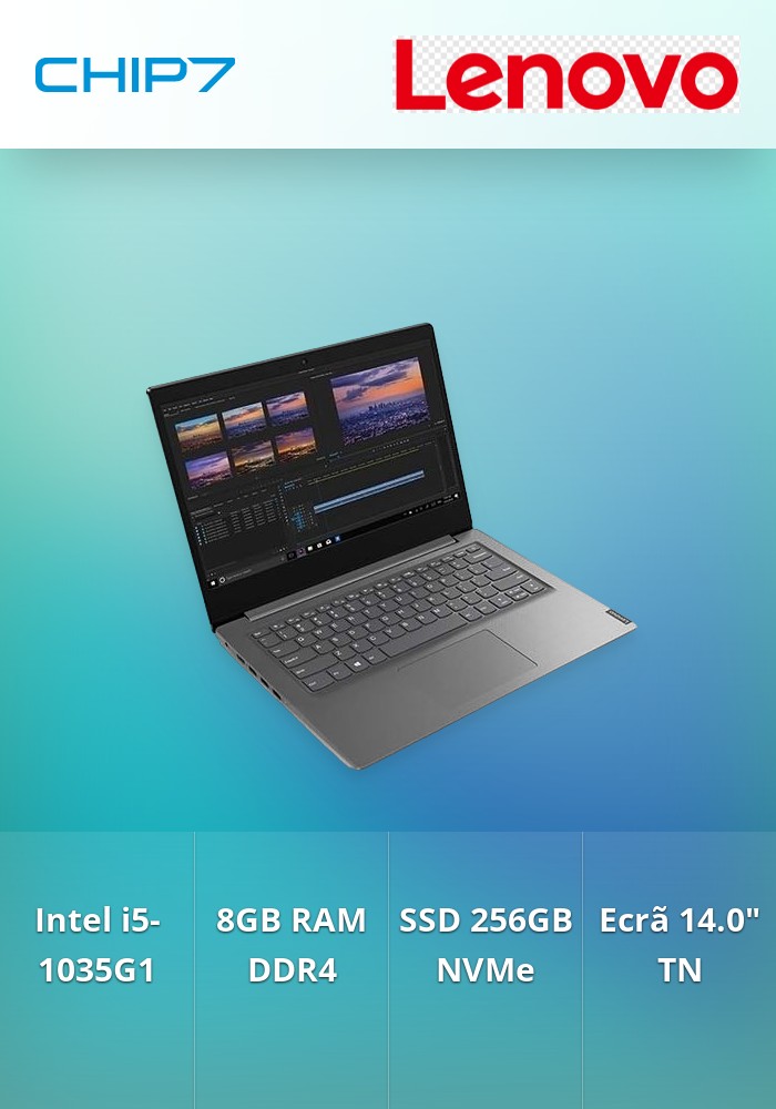 LENOVO ESSENTIAL V14-IIL i5 1035G1 8GB (4+4) 256GB SSD 14